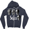 the skulls Zipper Hoodie