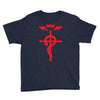 fma full metal alchemist cross inspired ladies Youth Tee