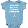 Once a Cancer Patient Now a Cancer Survivor Baby Bodysuit