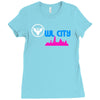 owl city retro Ladies Fitted T-Shirt