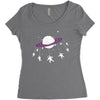 Saturn Swing Women's Triblend Scoop T-shirt