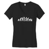 modern evolution Women's V-Neck T-Shirt