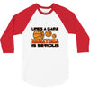 life's a game basketball 3/4 Sleeve Shirt