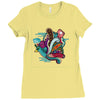 peacock Ladies Fitted T-Shirt