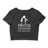 Proud Autism Dad - Autism Awareness Day Crop Top