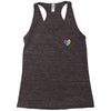 Love Is Love Lgbt Rainbow Heart Racerback Tank
