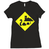 nessie scotland Ladies Fitted T-Shirt