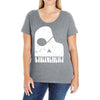 classic pirate song Ladies Curvy T-Shirt