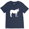 staring horse V-Neck Tee
