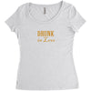 drunk in love Women's Triblend Scoop T-shirt