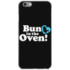 Bun in the Oven with Heart Baby Boy iPhone 6/6s Case