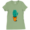 cat tus Ladies Fitted T-Shirt