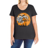 happy halloween 1 Ladies Curvy T-Shirt