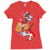 revenge of the damsels Ladies Fitted T-Shirt