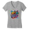 things might get weird Women's V-Neck T-Shirt