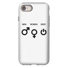 man woman geek symbols iPhone 8