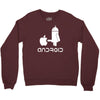 android robot spoof Crewneck Sweatshirt