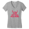 lifes tough Women's V-Neck T-Shirt
