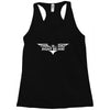 think my dad Racerback Tank