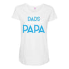 Only the Best Dads get Promoted to Papa Maternity Scoop Neck T-shirt