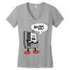 blow me Women's V-Neck T-Shirt