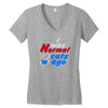 i was normal three cats ago Women's V-Neck T-Shirt