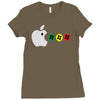 apple mac man Ladies Fitted T-Shirt