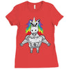 Gym Unicorn Ladies Fitted T-Shirt