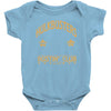 hulkbuster's bustin club   exclusive Baby Onesie
