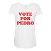 vote for pedro Maternity Scoop Neck T-shirt