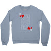 king of hearts playing card Crewneck Sweatshirt