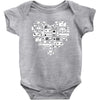 gamer art Baby Bodysuit
