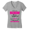 I&rsquo;m Called Mamaw Because I&rsquo;m Way Too Cool To Be Called Grandma Women's V-Neck T-Shirt