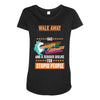 walk away i have anger issues Maternity Scoop Neck T-shirt