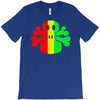 rasta skull and crossbones T-Shirt