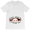 October Peeking Out Asian Baby Boy T-Shirt