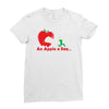 an apple a day Ladies Fitted T-Shirt