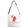 red dawn retro movie Adjustable Strap Totes