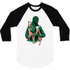 fawns meet kaiju 3/4 Sleeve Shirt