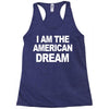 i am the american dream funny shirt wire the omar Racerback Tank
