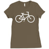 bicycle Ladies Fitted T-Shirt