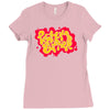 peanut butter splash Ladies Fitted T-Shirt