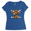 chewie and porgs Women's Triblend Scoop T-shirt