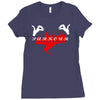 parkour jump freestyle Ladies Fitted T-Shirt