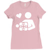 adesivo companion cube portal Ladies Fitted T-Shirt