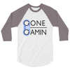 gone gamin logo 3/4 Sleeve Shirt