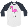 animal pink 3/4 Sleeve Shirt