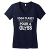 yoga class Women's V-Neck T-Shirt