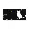 black cat magic License Plate