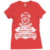 I Am Yorkshire Terrier Actually In A Very Commited Relationship Ladies Fitted T-Shirt